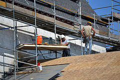 Flat roof to pitch roof in Huyton